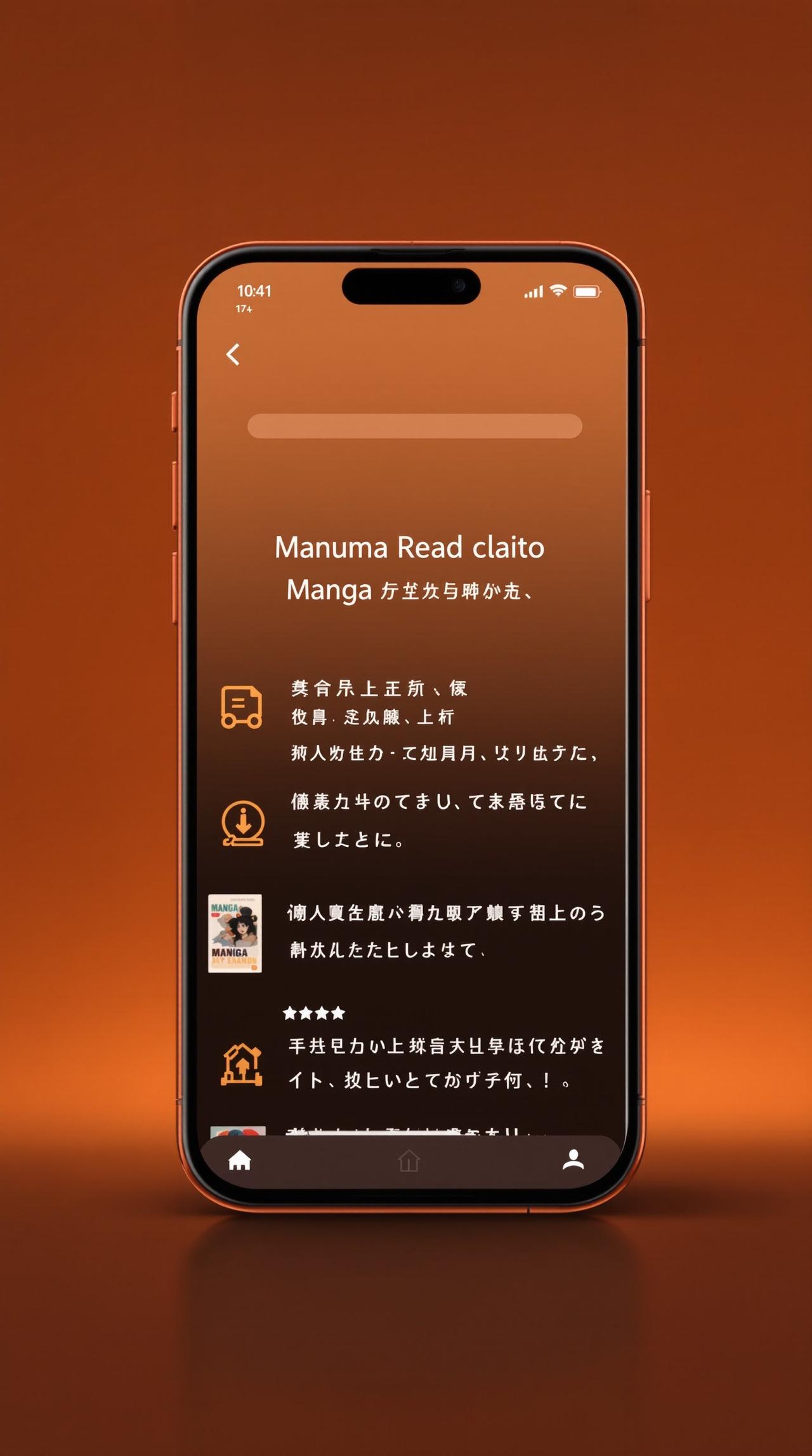 妖精漫画APP阅读界面