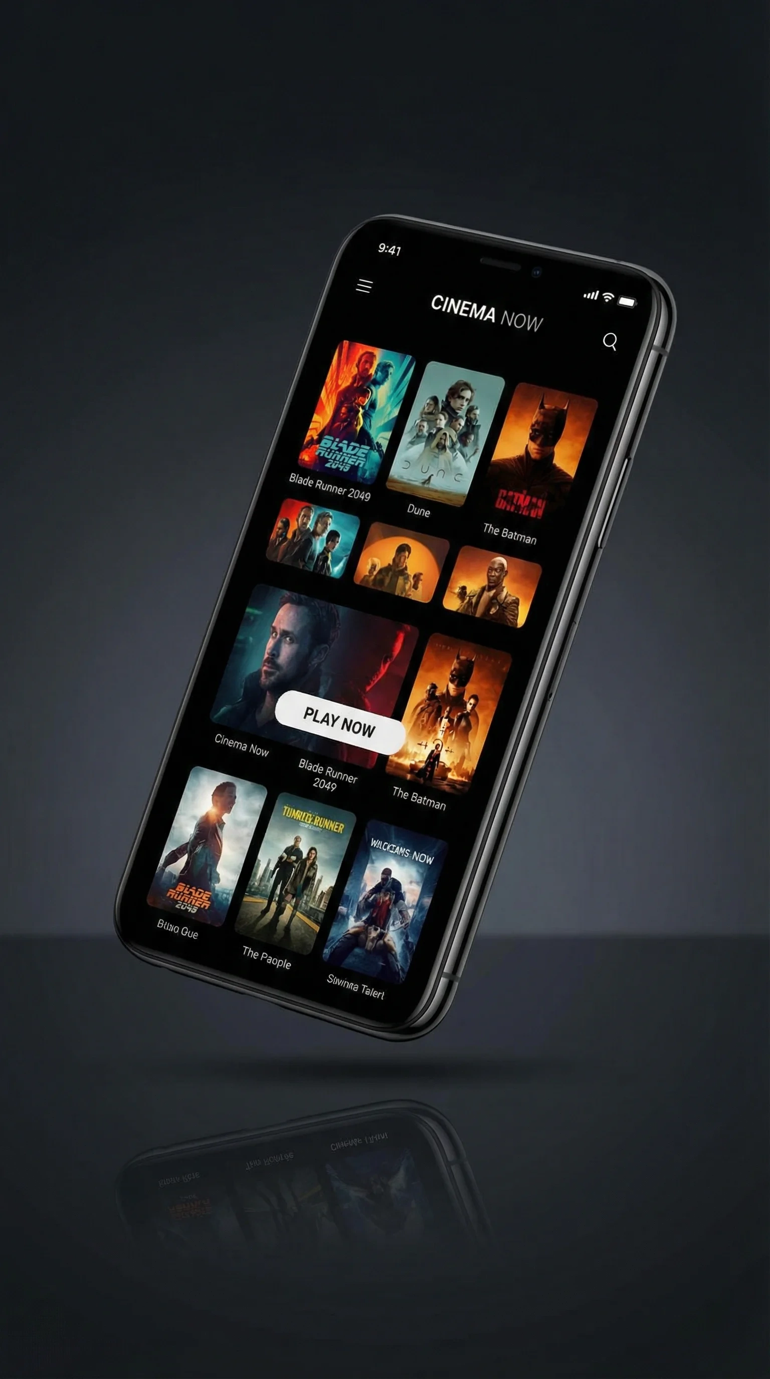 吃瓜网 | 深度影评与电影理论库 | 像学者一样看电影移动端应用界面预览 - 一镜到底长镜头电影浏览